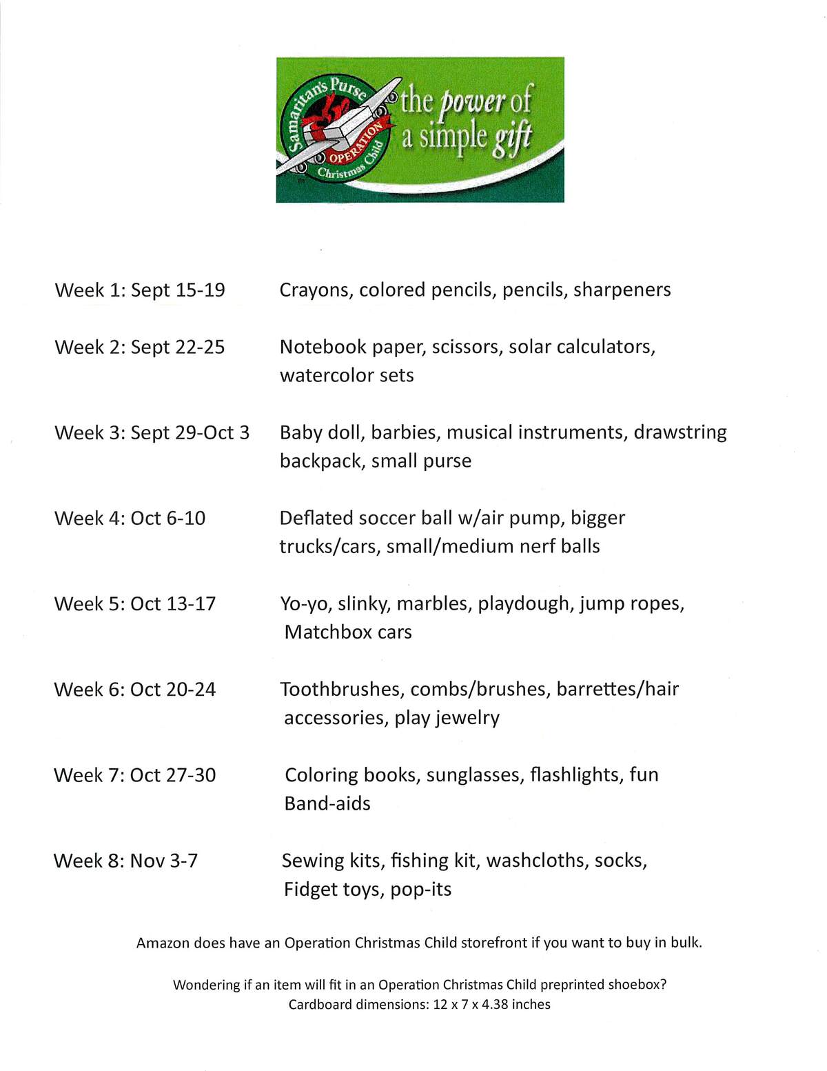 Operation Christmas Child